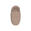 Lichtbruine voetenzak - Footmuff embossed milky coffee (Geboortelijst Jerome S.)